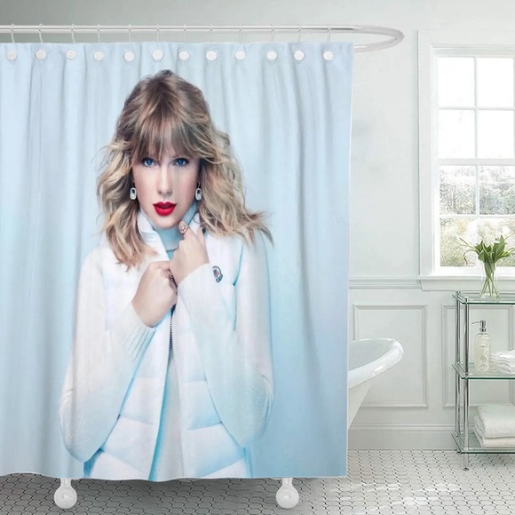 TAYLOR SWIFT GIANT MINT BATHROOM SHOWER CURTAIN !!! - Picture 1 of 1